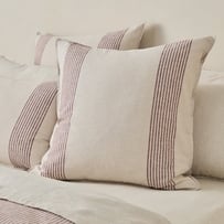 Linen Cotton Natural Soho Stripe Pillowcases