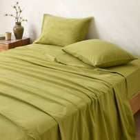 Stonewashed Cotton Bayleaf Sheet Separates