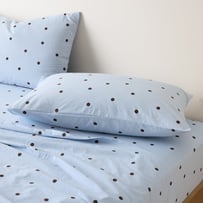 Stonewashed Cotton Coast & Chocolate Pillowcases 