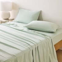 Stonewashed Cotton Mint Sheet Separates