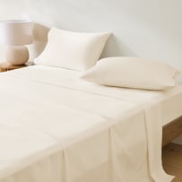 600TC Bamboo Cotton Natural Sheet Separates