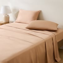 600TC Bamboo Cotton Caramel Sheet Set