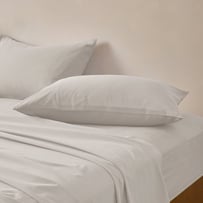 Stonewashed Cotton Moon Grey Sheet Separates