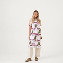 Bow & Bright Pink Apron