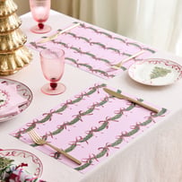 Bow & Bright Green Paper Placemat Pack of 50