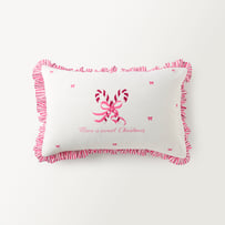 Sweet Christmas White Text Pillowcase 