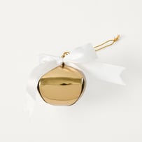 Luxe Gold Jingle Bell Ornament
