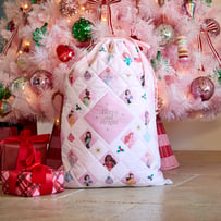 Disney Princess Merry & Bright Pink Santa Sack