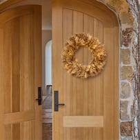 Gilded Pine Gold LED Wreath