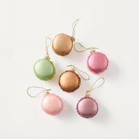 Festive Fun Multi Macaron Ornaments Pack of 6