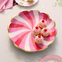 Lolly Scallop Pink Mango Wood Platter