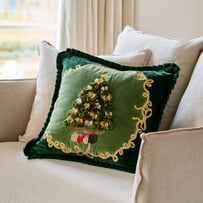 Christmas Tree Green Cushion