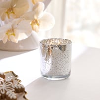 Luxe Snowy Pine Silver Candle 290g