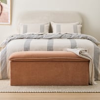 Pia Rosewood Pillow Blanket Box