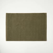Finn Hand Loomed Olive Wool Rug