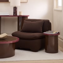 Sydney Chocolate Boucle Chair