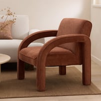 Archie Terracotta Occasional Chair
