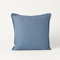Belgian Denim Vintage Washed Linen Cushion
