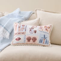 Nerida Blue Multi Postcard Cushion