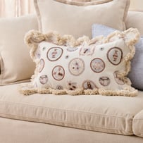 Island Drift White Cushion 