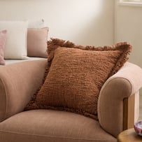 Leiden Umber Boucle Cushion
