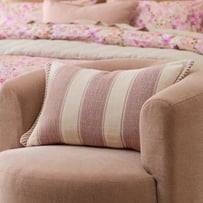 Pippa Redwood Stripe Cushion