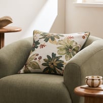 Chloe Floral Olive Cushion