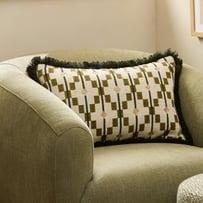 Alazne Olive Cushion