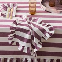 Francesca Frill Burgundy Napkins Pack of 2