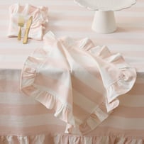 Francesca Frill Whisper Pink Napkins Pack of 2