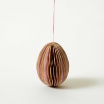 Easter Egg Pink Decorations Set of 6