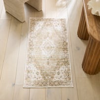 World's Softest Parisa Green Washable Indoor Runner