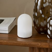 Sense Lunar Polyresin White Ultrasonic Diffuser