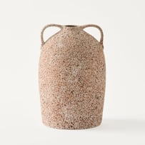 Urn Brown Textured Large Vase 