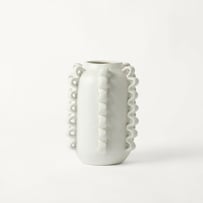 Frill White Large Vase