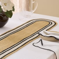 Mali Black & White Table Runner