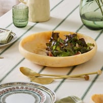 Arto Caramel Resin Large Bowl