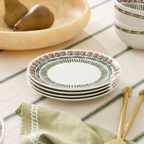 Artefact Green Side Plate Set of 4