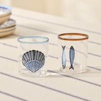 Aegean Blue Acrylic Tumblers Pack of 2