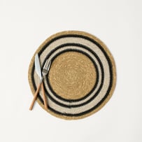 Mali Black & White Placemats Pack of 2