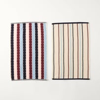 Mimi Iris, Peony, Plum & Sky Blue Cotton Bamboo Tea Towel Pack of 2