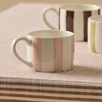 Stripe Peony Mug