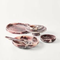 Milano Burgundy Resin Servingware