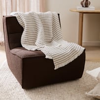 Migsa Natural & Black Throw