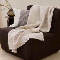 Migsa Natural & White Throw
