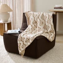 Mira Natural Woven Throw