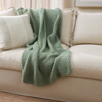 Hallstatt Lilypad Chunky Knit Throw