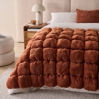 Marshmallow Umber Throw