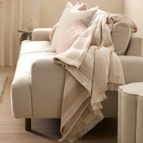 Pippa Pebble Stripe Throw