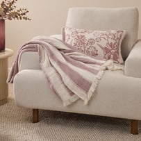 Pippa Redwood Stripe Throw